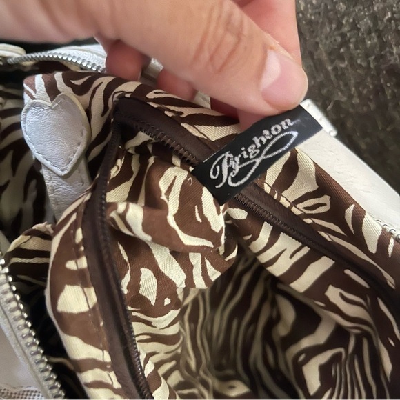 Vintage Brighton “Sanibel” Canvas & Leather EUC - Picture 7 of 16